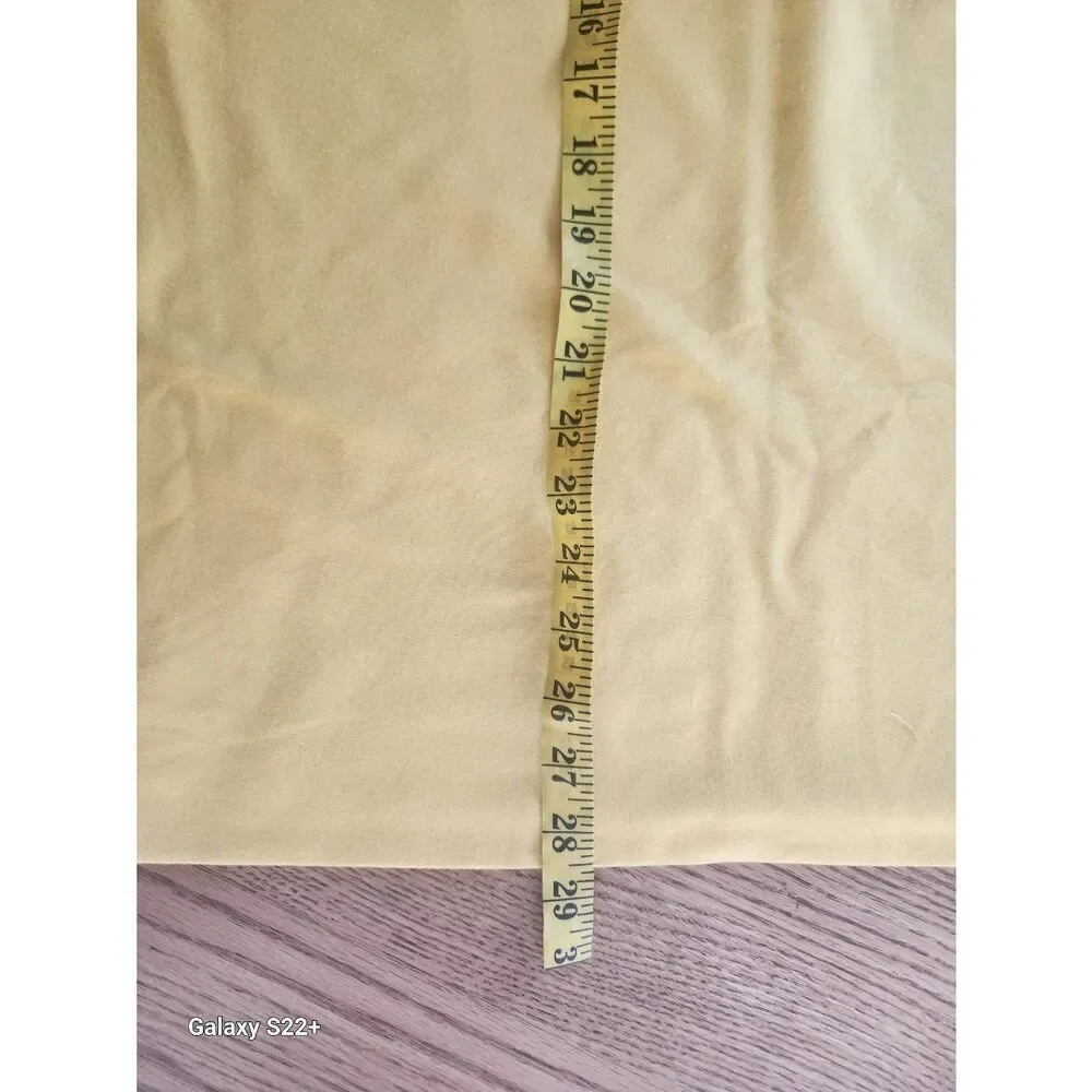 Sunny yellow knit fabric
